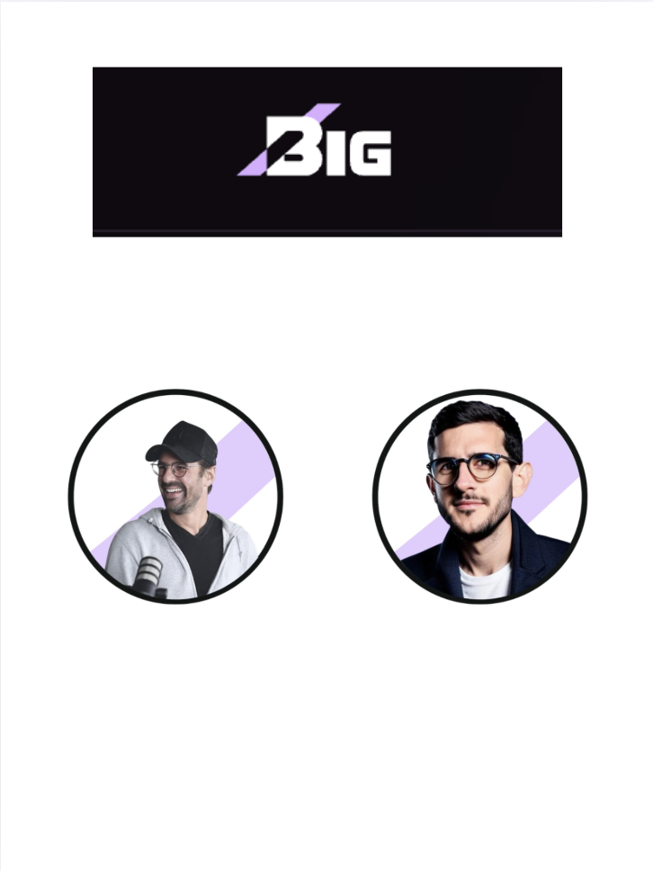BIG : logo et fondateurs