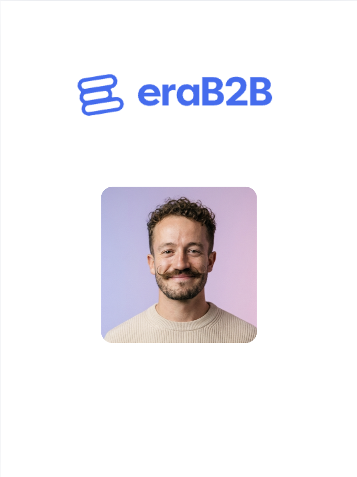 EraB2B : logo et fondateur
