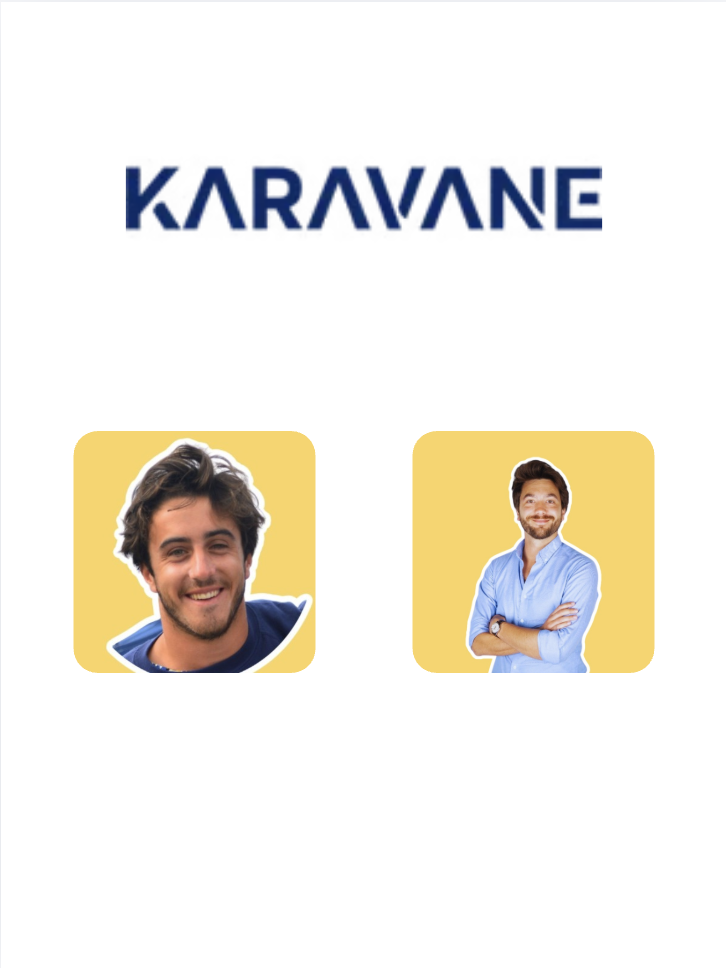 Karavane : logo et fondateurs